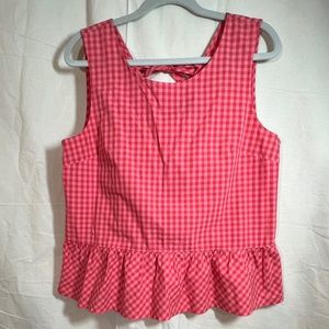J. Crew Sleeveless Cotton Top Size Large